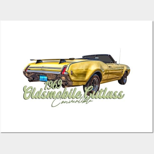 1969 Oldsmobile Cutlass Convertible Wall Art by Gestalt Imagery